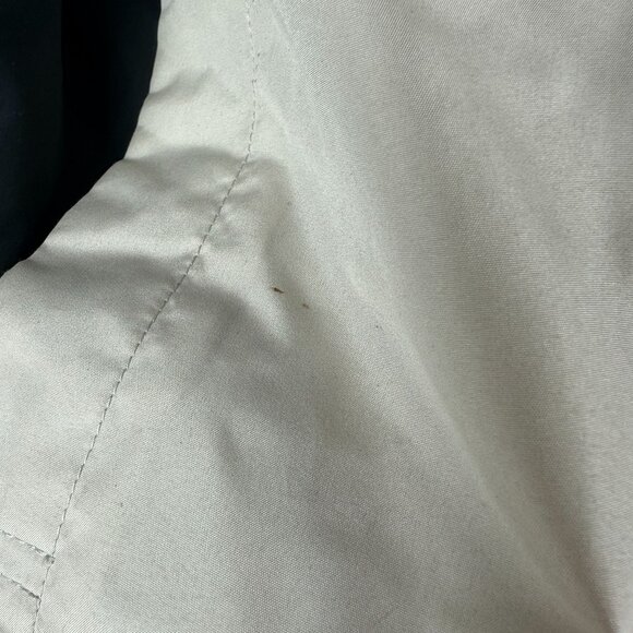 Dockers Golf Windbreaker Jacket Size L Mens Beige & Black Polyester - Picture 2 of 7